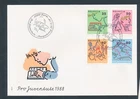 D490143 Switzerland FDC Pro Juventute S.O.S. Children 1988
