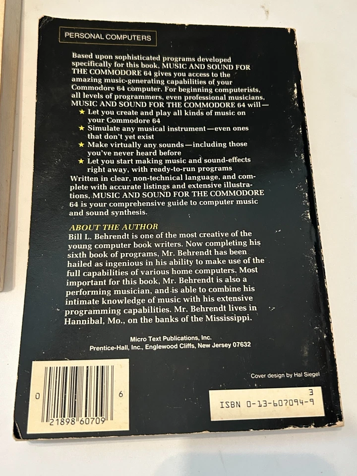 Vtg Lot of Books Manuals Programming Guides Commodore 64 Music & Sound Behrendt - Image 3 of 4