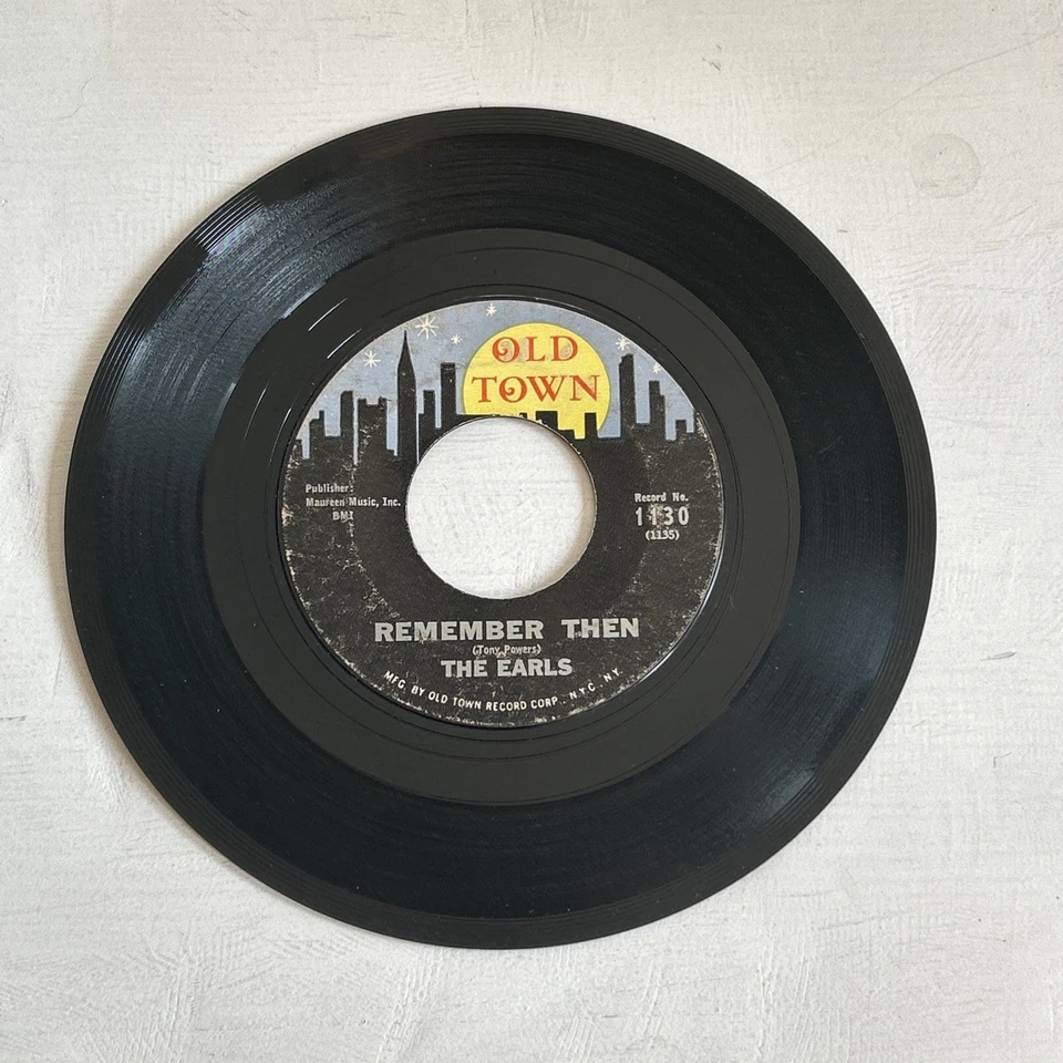 THE EARLS Remember Then / Let’s Waddle 45 RPM OLD TOWN RECORDS 1130 - Image 2 of 3
