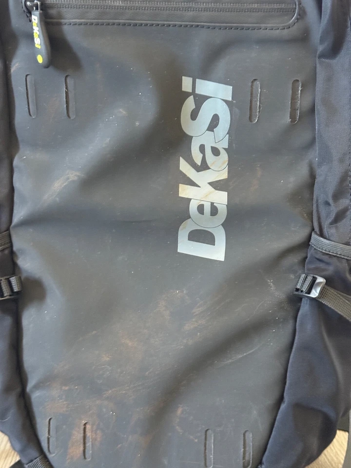 DeKasi GoPro Seeker Weatherproof Backpack-Adjustable Straps Black With Green - Image 2 of 4