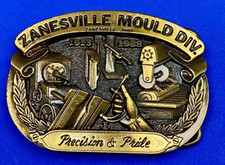 Zanesville Mould Div Precision  Pride Belt Buckle By General Graphics