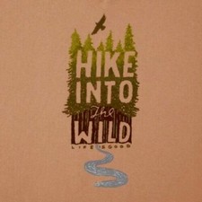 Medium NWT Women's Life is Good Hike Into The Wild Coral SS Crusher Vee