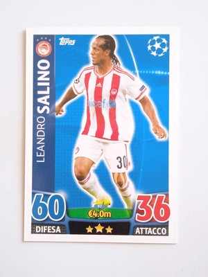 #97 Leandro Salino Olympiacos - Match Attax Topps 2015-2016