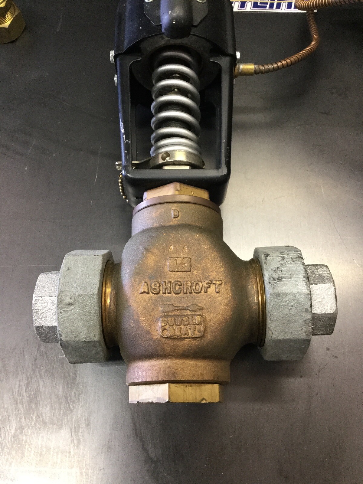 NEW, ASHCROFT, 2100, INDICATING CONTROL VALVE, 1/2”, 45145F. (23G2