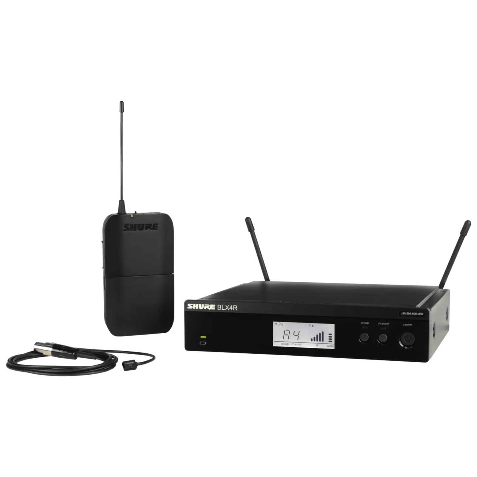 Беспроводная микрофонная система Shure BLX14R/W93 Lavalier, диапазон H9