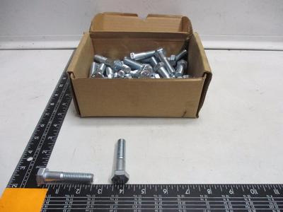 IMPERIAL SUPPLIES 20201 1/2X2-1/4 Grade 5 Hex Cap Screw Plated USS Thread (50)