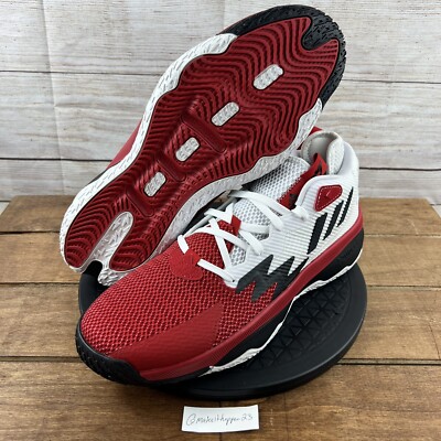 Adidas Dame 8 North Carolina State Wolfpack Red White GZ9706 Men