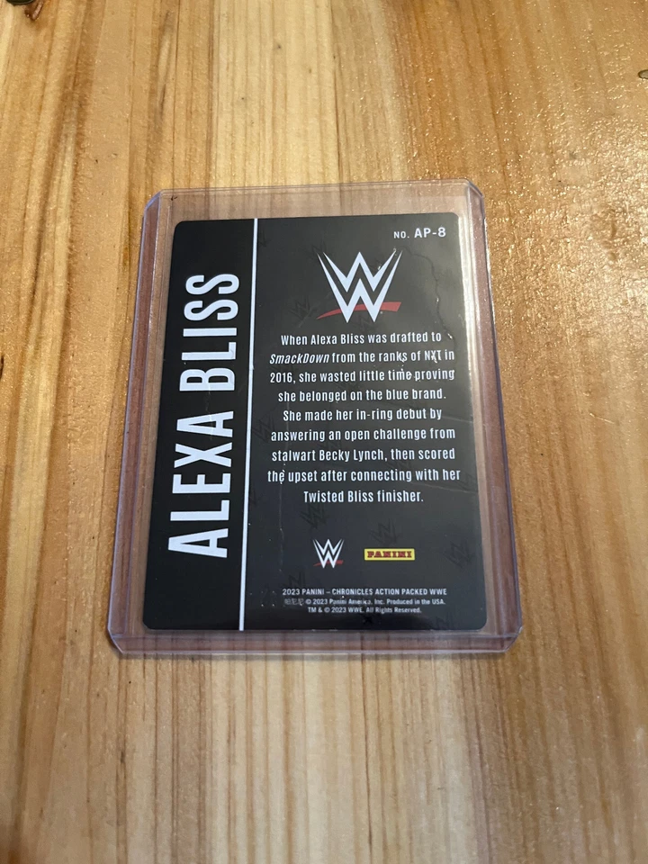 2023 Panini Chronicles WWE ALEXA BLISS Action Packed #AP-8 - Image 2 of 2