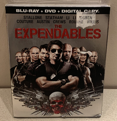 The Expendables Blu-ray + DVD + Digital Copy (2010, 3-Disc Set).  NEW ~ Sealed