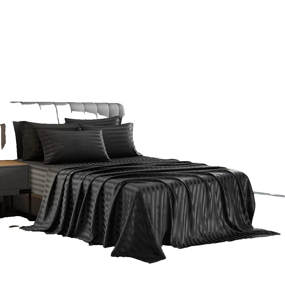 Sábanas de Satén Negro