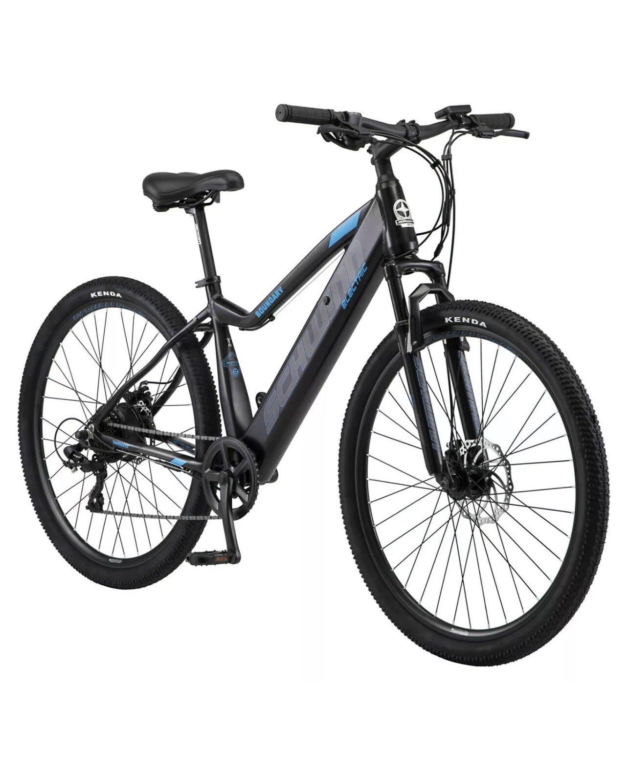 Schwinn Boundary ELECTRIC Mountain Bike, 29inch wheels, 7 speeds, 250watt peda Electric
