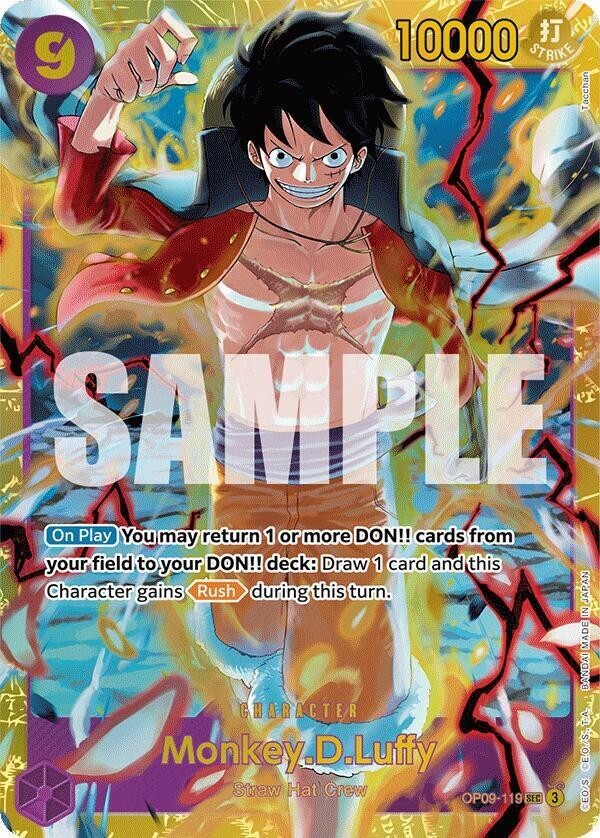 PSA9 モンキー・D・ルフィ：2nd ANNIVERSARY 005 モンキー D ルフィ SR 2nd ANNIVERSARY SET psa10 - メルカリ