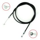 Hood Bonnet Lock Release Control Cable Black For Toyota Hilux 1983 1988