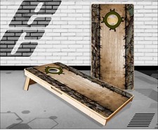 Camo Wicked Barbwire Cornhole Boards Bean Bag Toss Game