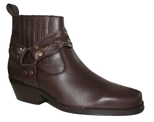 Botas Biker para hombre Touring 77426 Café – Workland