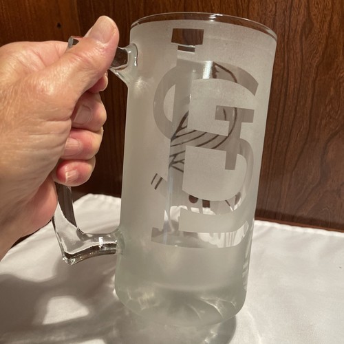 MLB St. Louis Cardinals Baseball Glass Beer Mug Stein Frosted Etched 24 Oz - Picture 8 of 13