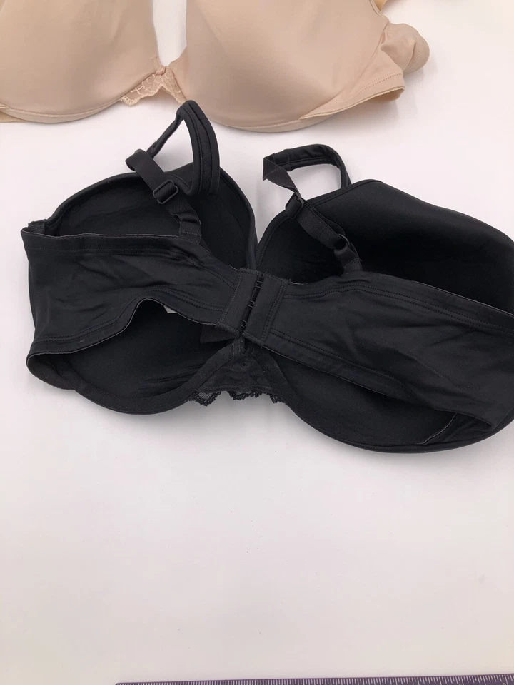 Sujetador con aros satinado curvas seductoras 2-BALI ESTILO 3092 BLANCO 40D 1935 negro tostado Foto 2 de 4