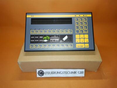Lauer Pcs 100 Control Console Version: Pg 100.306.9 / Pcs100. 01589-B2