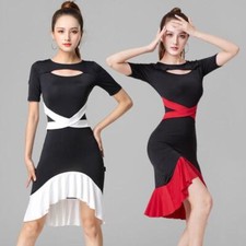 Latin Cha Cha Rumba Samba Rhythm Practice Performance Dance Dress Ballroom Tango