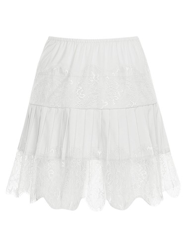 Damen Dancewear Lolita Kleid Wochenende Rockkleidung plissiert elastischer Saum Shopping - Bild 10 von 66