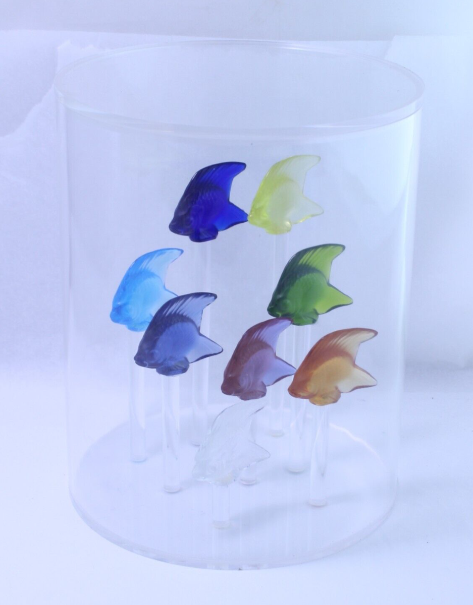 LALIQUE ラリック　魚の彫刻 緑色 ペパーウェイト　約15cm LALIQUE ラリック 魚の彫刻 緑色 ペパーウェイト 約15cm LALIQUE