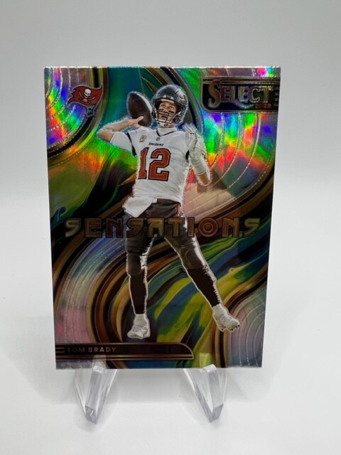 2022 PANINI SELECT TOM BRADY SENSATIONS SILVER HOLO NO. SEN-1 *FAST SHIPPING*