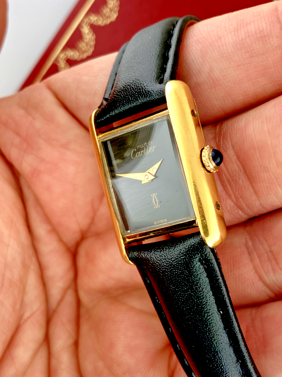 Cartier マネークリップ Must de Cartier Cartier Must de Cartier Tank Gold Diamond Women's Watch 21mm