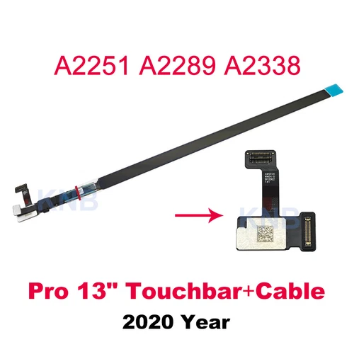 Original for MacBook Pro Retina 13" A2251 A2289 A2338 Touch Bar With Cable 2020