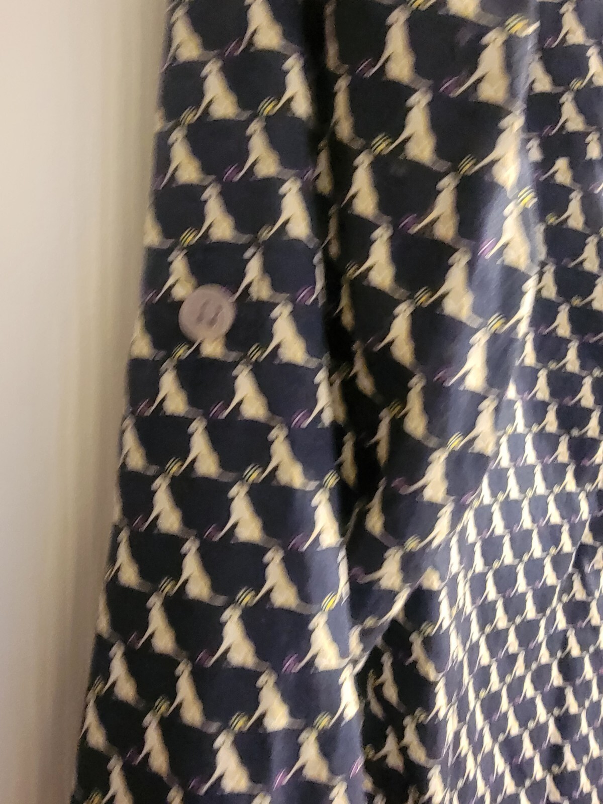 Talbots Button Up Dog Sitting Pattern Women's Shi… - image 4