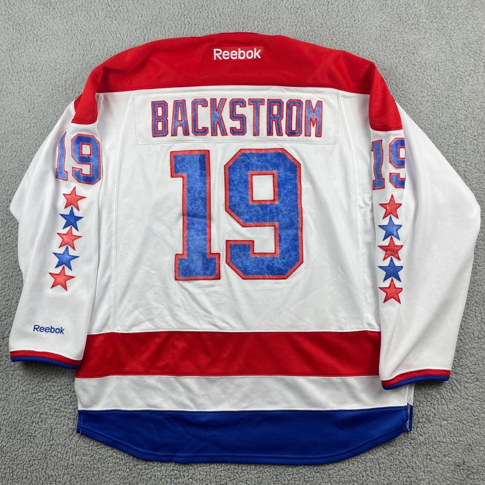 Camiseta para hombre Washington Capitals 2XL Nicklas Backstrom Reebok clásica de invierno 2011 Foto 2 de 4
