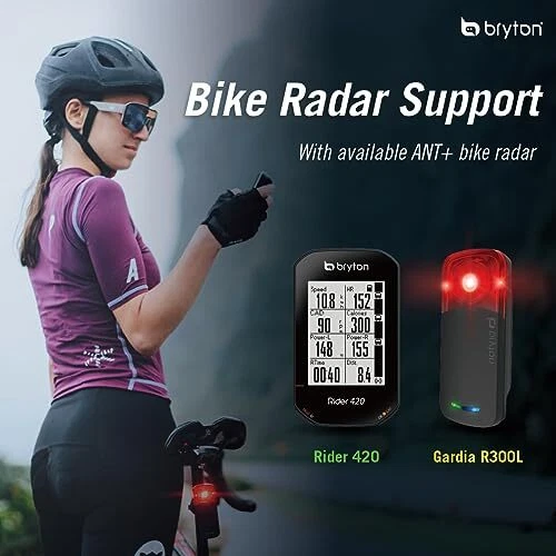 Bryton Rider 420 Cycling Computer Cyclone Bicycle Navigation GPS Bluetooth - Image 2 of 4