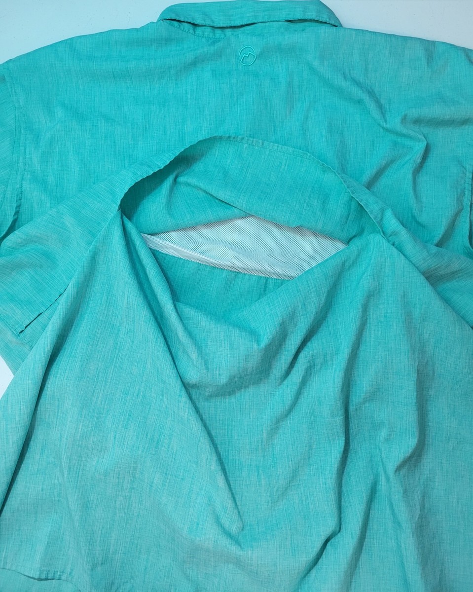 Chemise De Pêche Magellan Fish Gear Homme - 3XL, Bleue, Coupe Décontractée, évacuation D'humidité