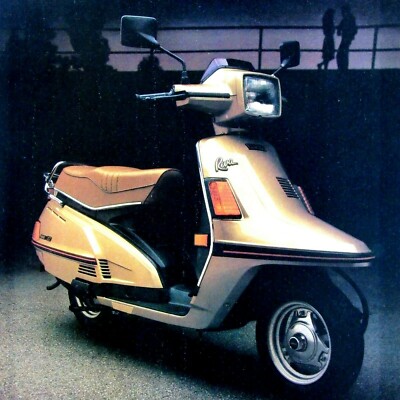 1984 Yamaha Riva 80 CC Vintage Original Print Ad 8.5 x 11