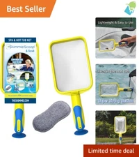 Scoop - Compact Spa Skimmer with Powerful Suction and Fine Mesh Cleaning Net