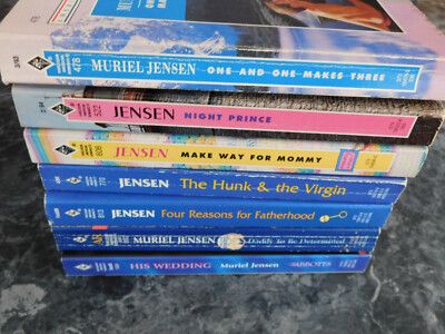 Harlequin American Muriel Jensen lot of 7 Contemporary Romance Paperbacks