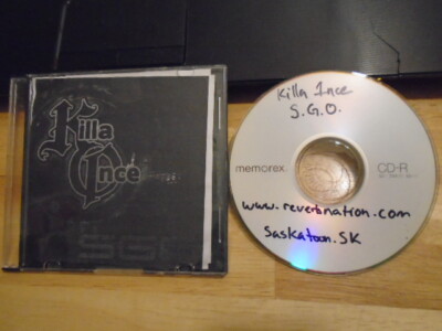 MEGA RARE Killa 1nce M4A format CD S.G.O. hip hop rap INDEPENDENT Canada 16 trax