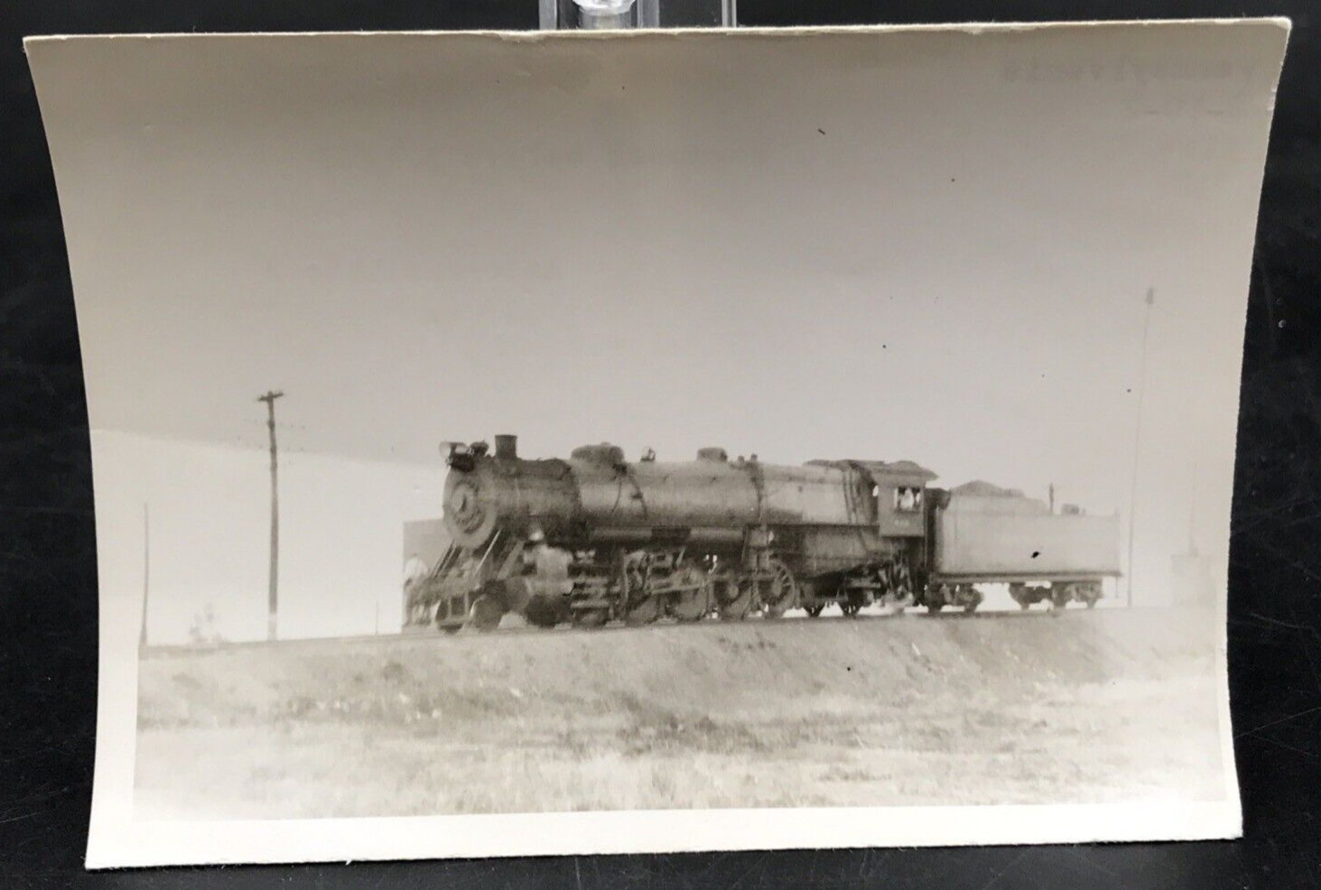 Pennsylvania Railroad PRR #7181 2-10-2 Baldwin Locomotive Train B&W ...