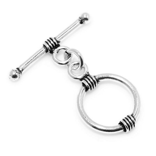 Orecchini A Clip Argento Antico – Design Azteco – Bello London – Senza Foro – 2,1 X 4,3 Cm - 4