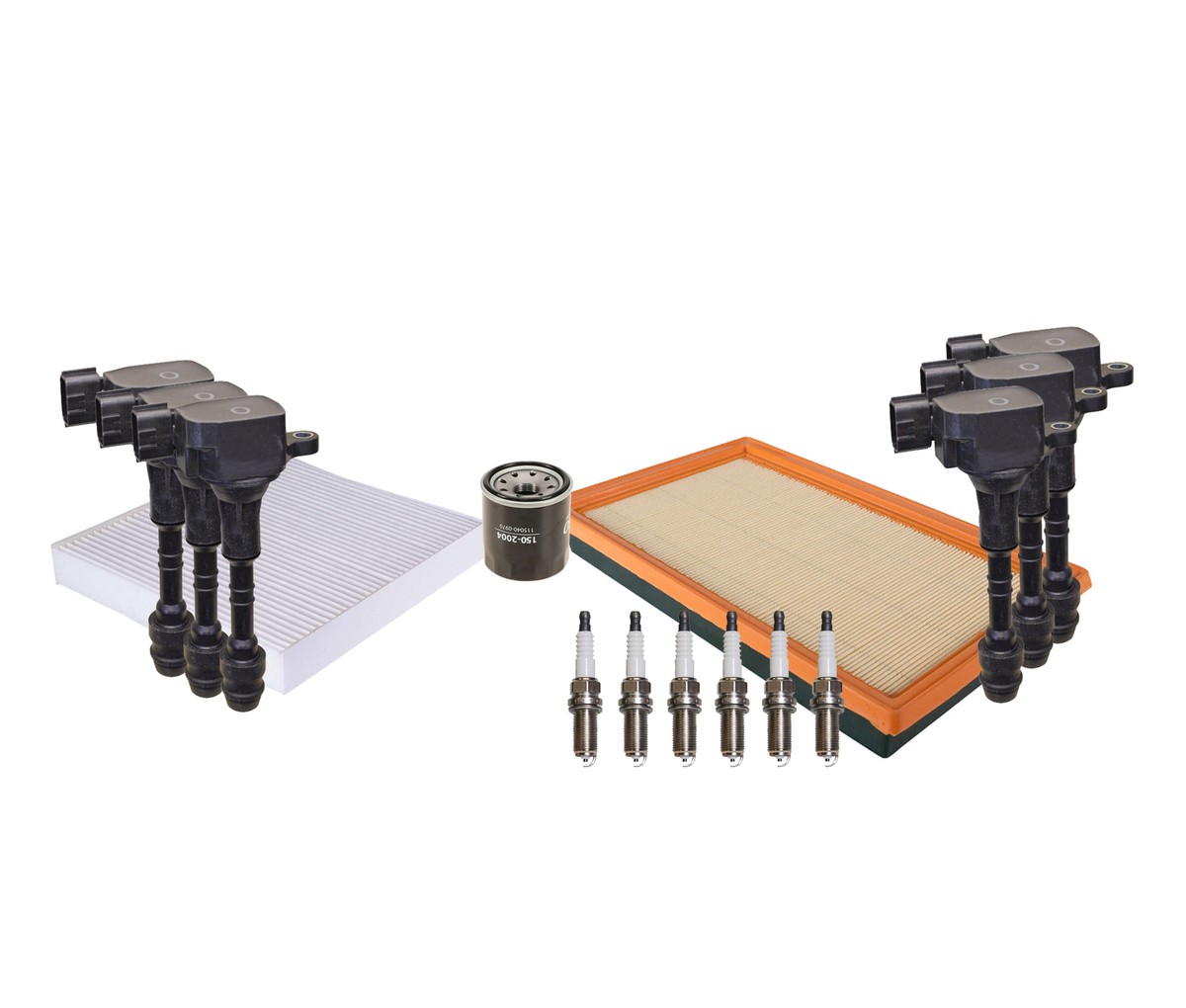 Denso Ignition Tune Up 6 U-Groove Spark Plug Kit For Nissan 3.5 V6