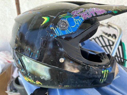 Monster Energy Motorcycle Motocross Dirt Bike Helmet Medium