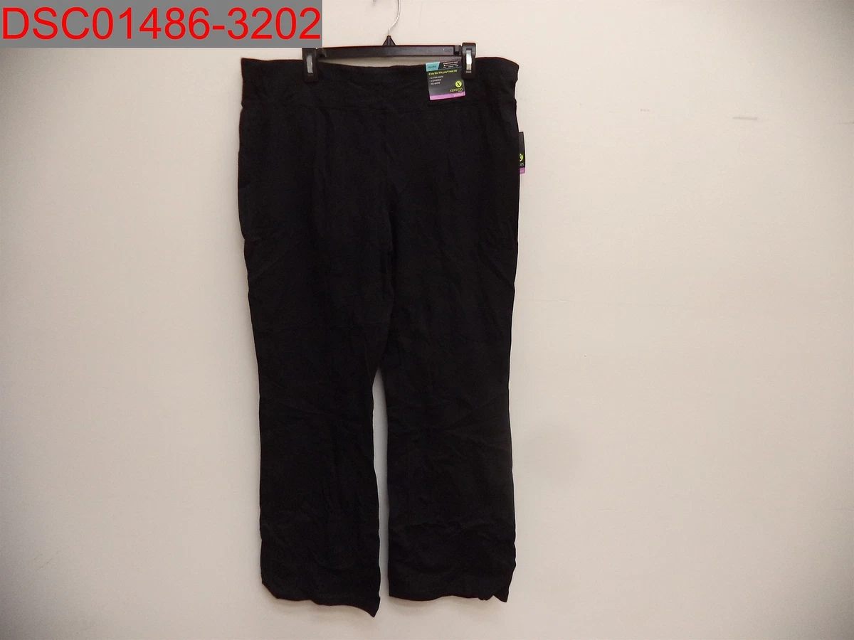 NWT- Xersion Women's Black Low Compression Bootcut Yoga Pant, Size