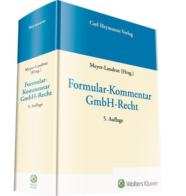 Thumbnail - Andreas Meyer-landrut | Formular-kommentar Gmbh-recht | Buch | Deutsch