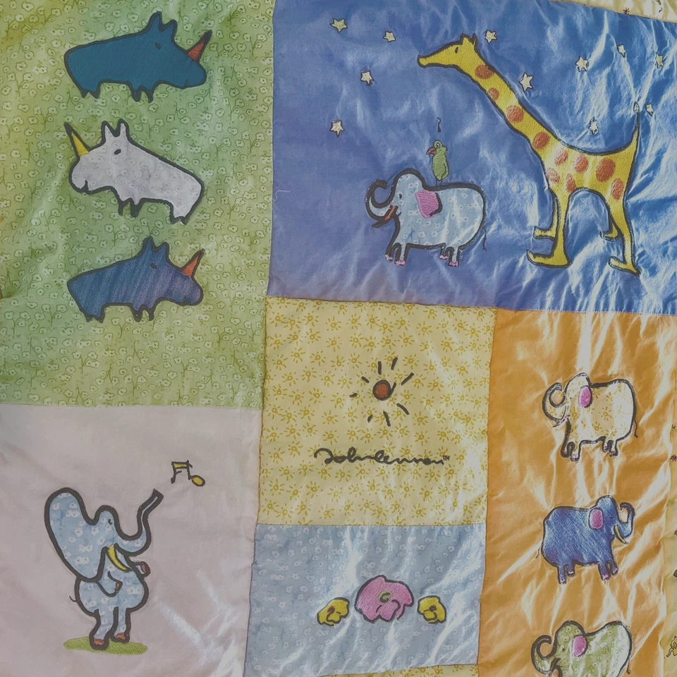 Carters John Lennon Real Love детское стеганое одеяло для кроватки детское одеяло животные - Изображение 3 из 4