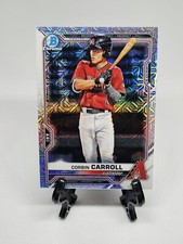 2021 Bowman Chrome Mega Box Corbin Carroll Mojo #BCP-142 Arizona Diamondbacks