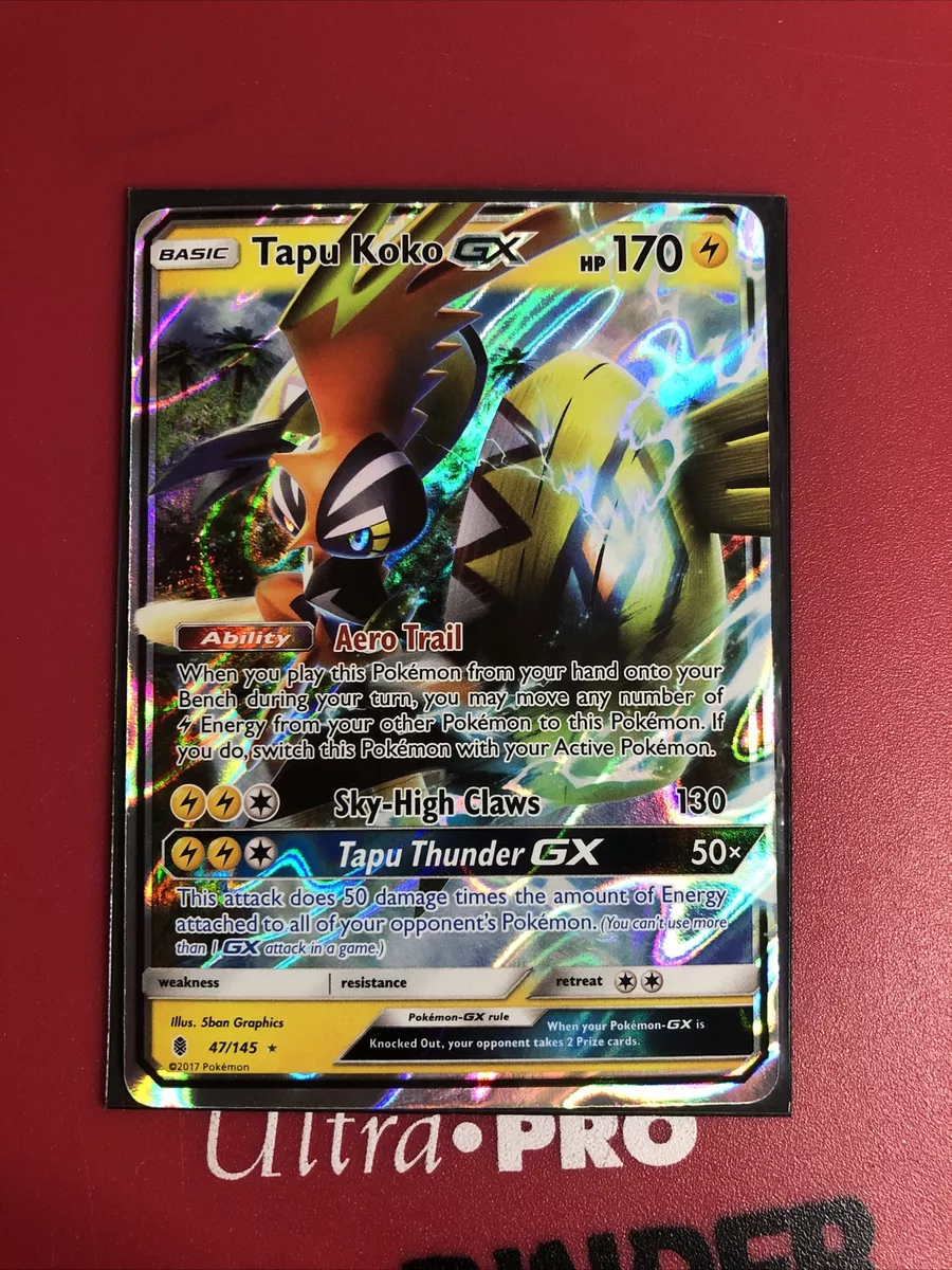  Tapu Koko GX - 47/145 - Ultra Rare : Toys & Games