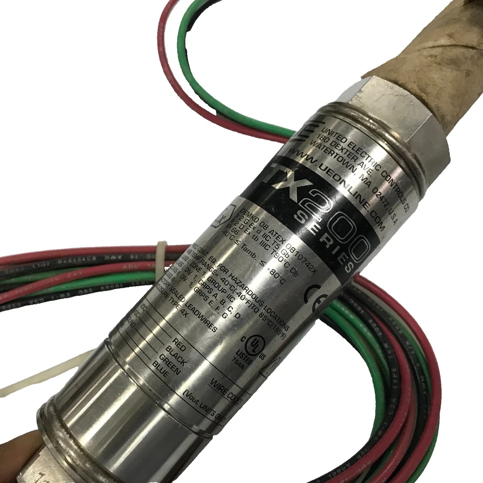 UEC TX200 Series TX200B09S1T ATEX Pressure Transmitter 0-1000 psi - Image 4 of 4