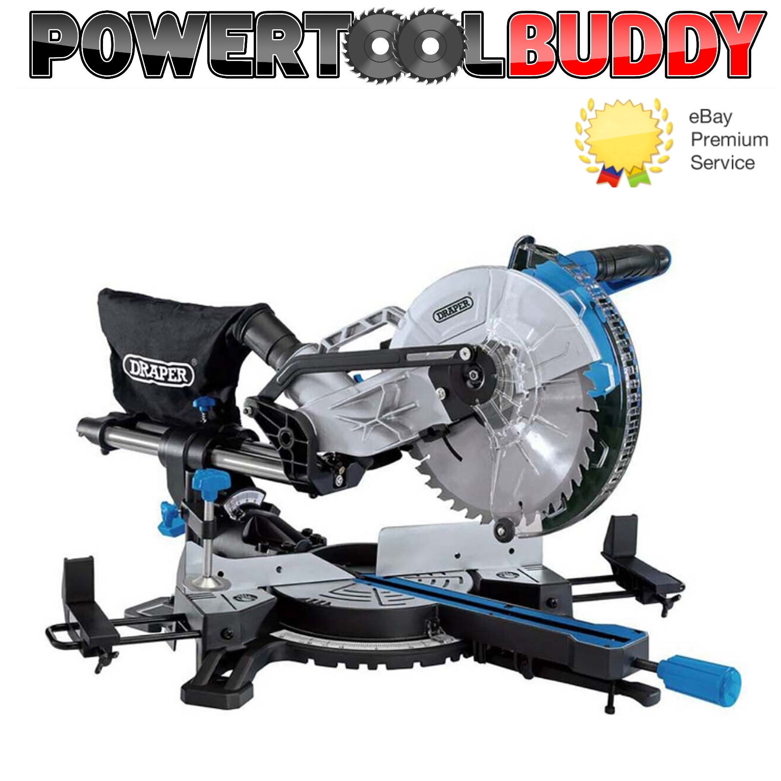 Draper 90170 255mm Sliding Compound Mitre Saw