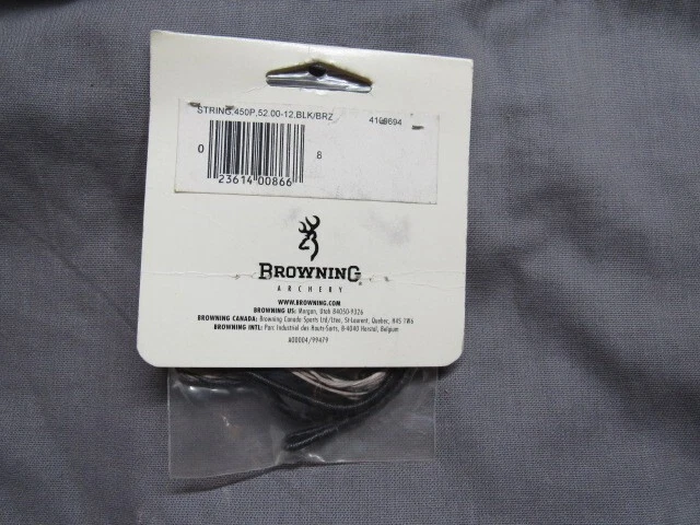 BROWNING BOWSTRING .450P 52.00-12 BLACK/BRONZE - Image 2 of 2