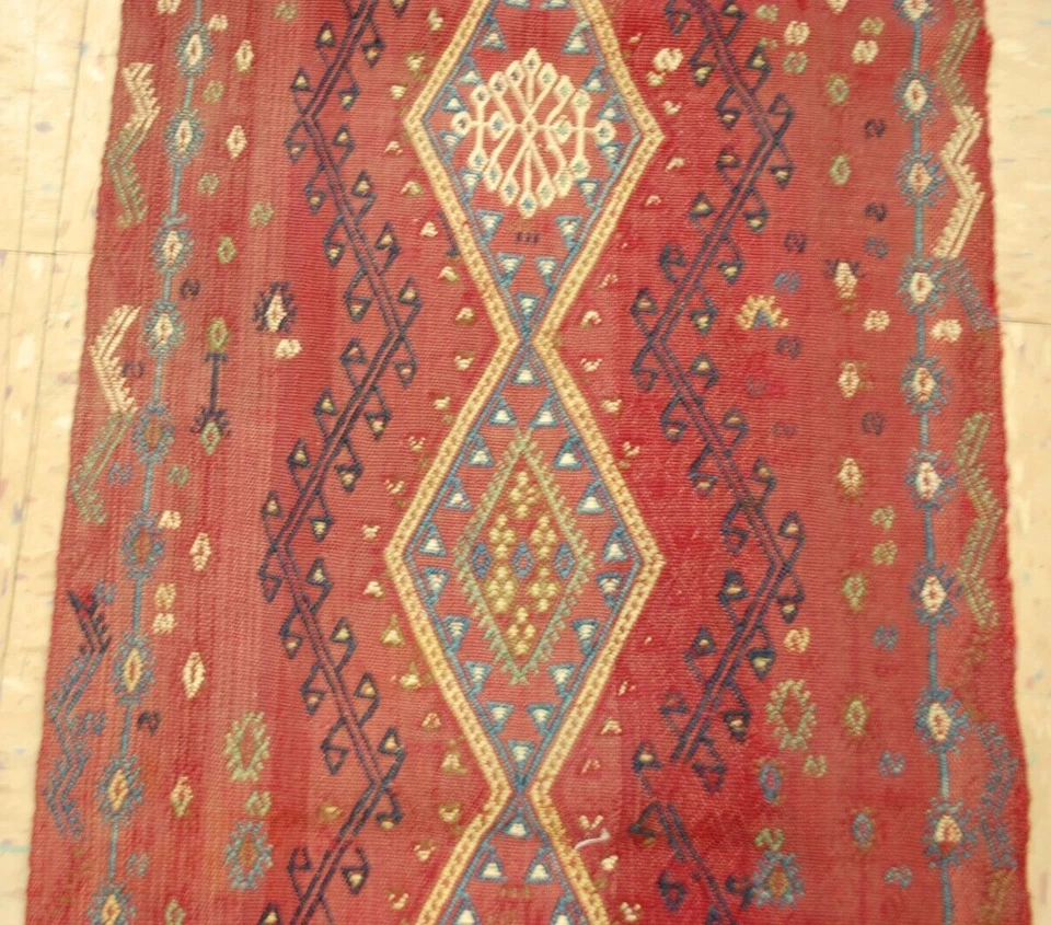 Cubierta de boda turcomana (Shadda), región del Transcaspio, aprox. 1800 o anterior 1.4x5.4 Foto 3 de 4