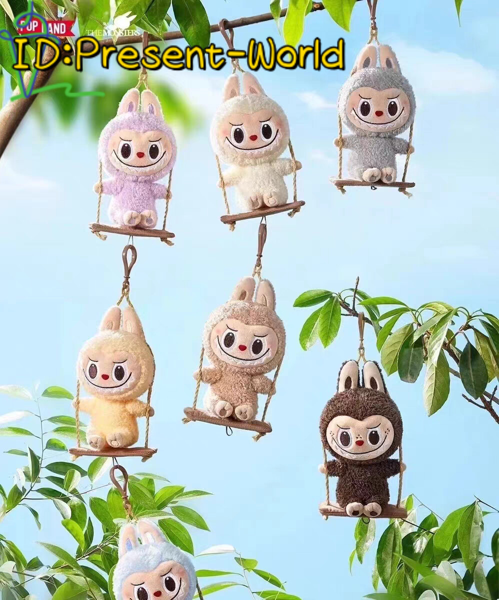 POP MART LABUBU Playing On The Swing Series Confirmed Plush POP MART LABUBU Playing On The Swing Series Confirmed Plush